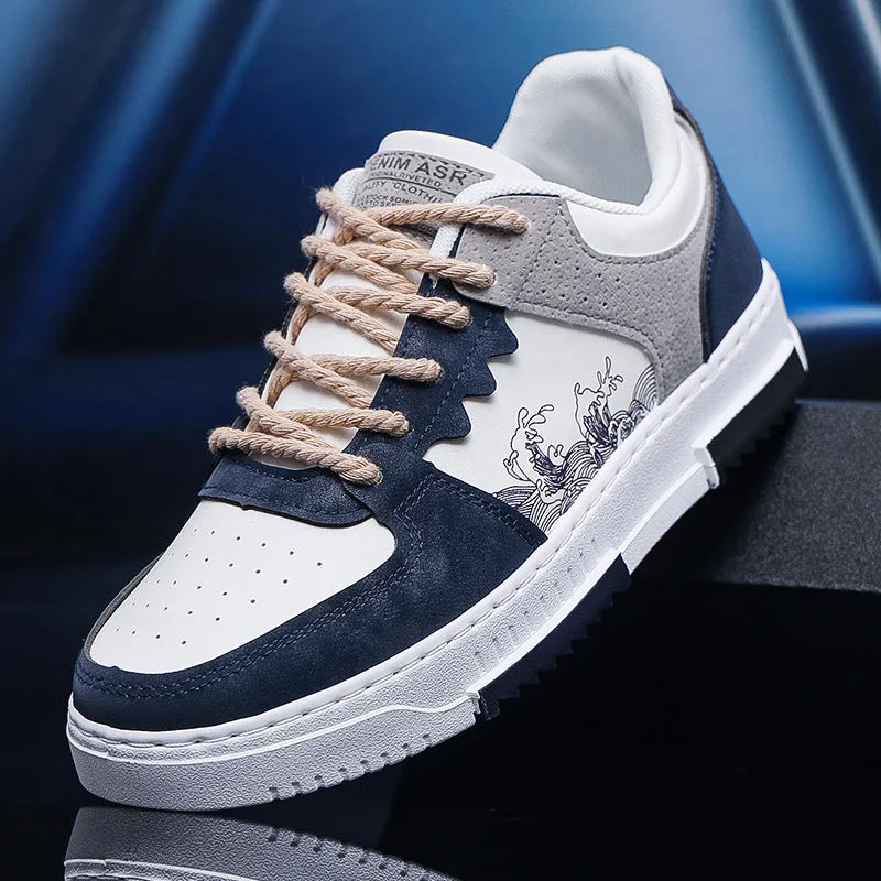 Kanagawa Court Low | Autumn new men casual shoes Outdoor Breathable Flat Shoes Fashion LaceUp Sneakers Men Comfort Trendy Sports Shoes Zapatillas