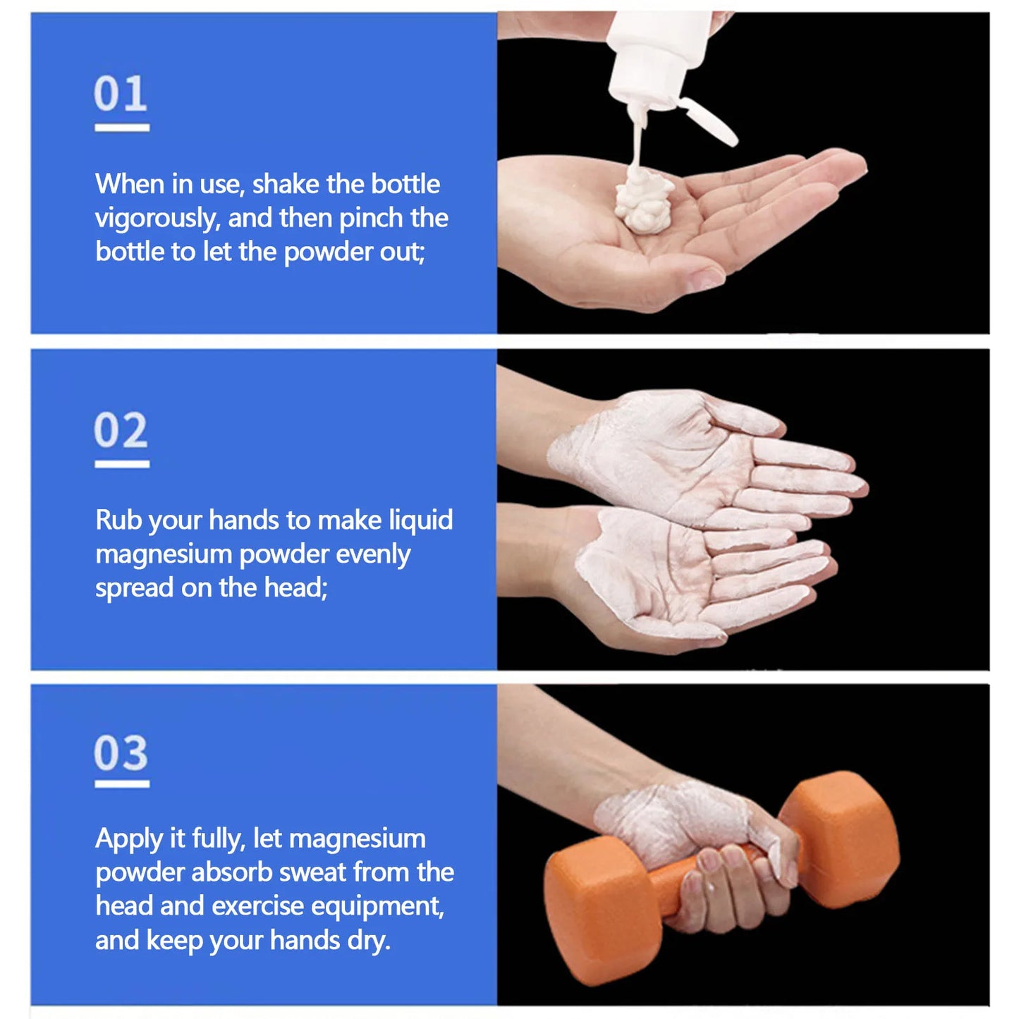 Sports Chalk Magnesium Powder Fitness Weight Lifting Non-slip Cream 30/50/100ml