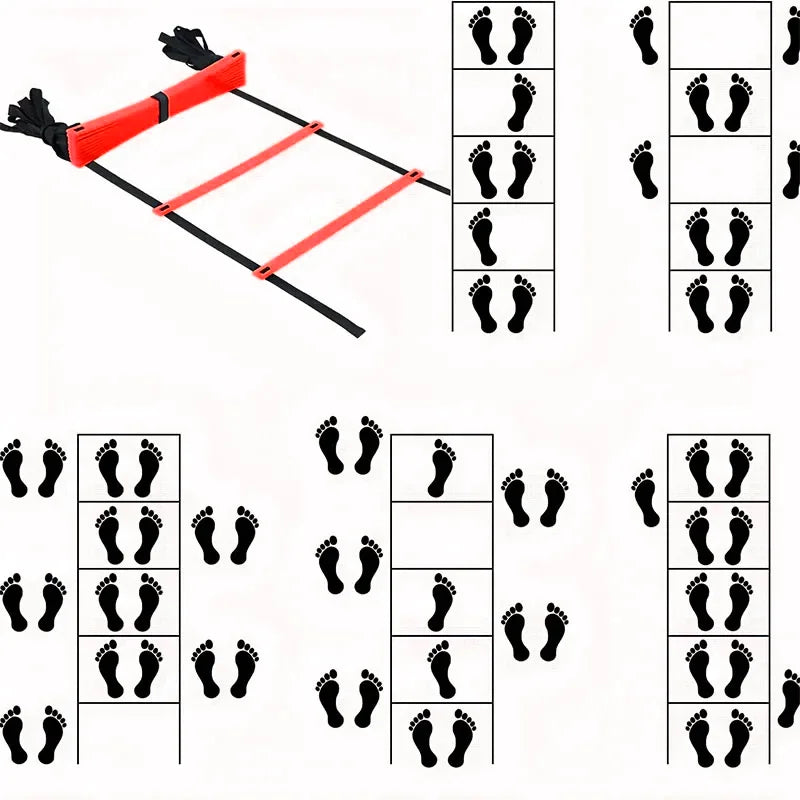 Sports Agility Ladder for Body Coordination Warm-Up Training Tool