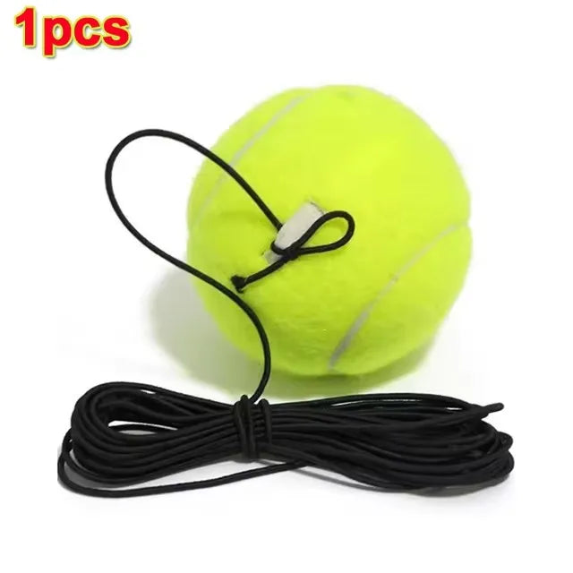 Tennis Trainer 1 Set With Tennis Bounce Ball And Practice Ropes, Suitable For Indoor Outdoor Tennis Training Padel Accessories