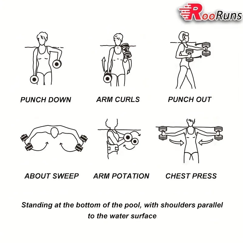 EVA Water Foam Floating Dumbbell