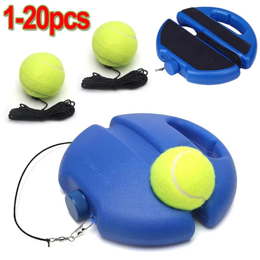 Tennis Trainer 1 Set With Tennis Bounce Ball And Practice Ropes, Suitable For Indoor Outdoor Tennis Training Padel Accessories