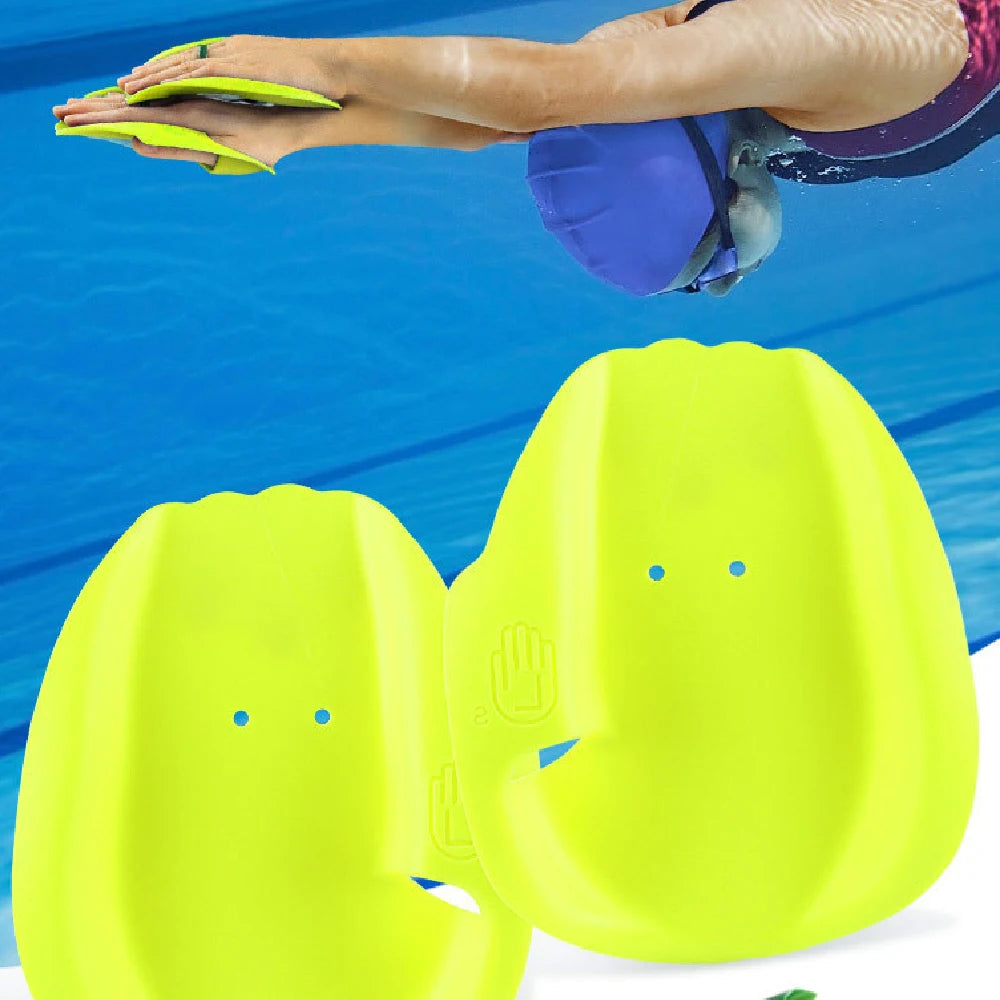Paddles Hand Paddles 1pcs, Swimming Training Aid for Adults Kids,Lightweight Resistance Hand Fins,Swim Equipment for Lap Swimming