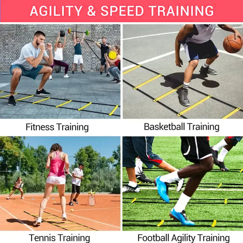 Sports Agility Ladder for Body Coordination Warm-Up Training Tool