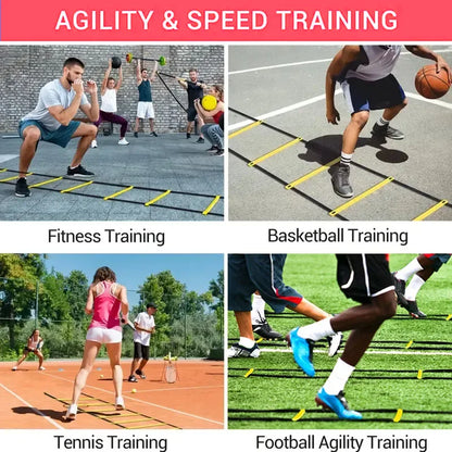 Sports Agility Ladder for Body Coordination Warm-Up Training Tool