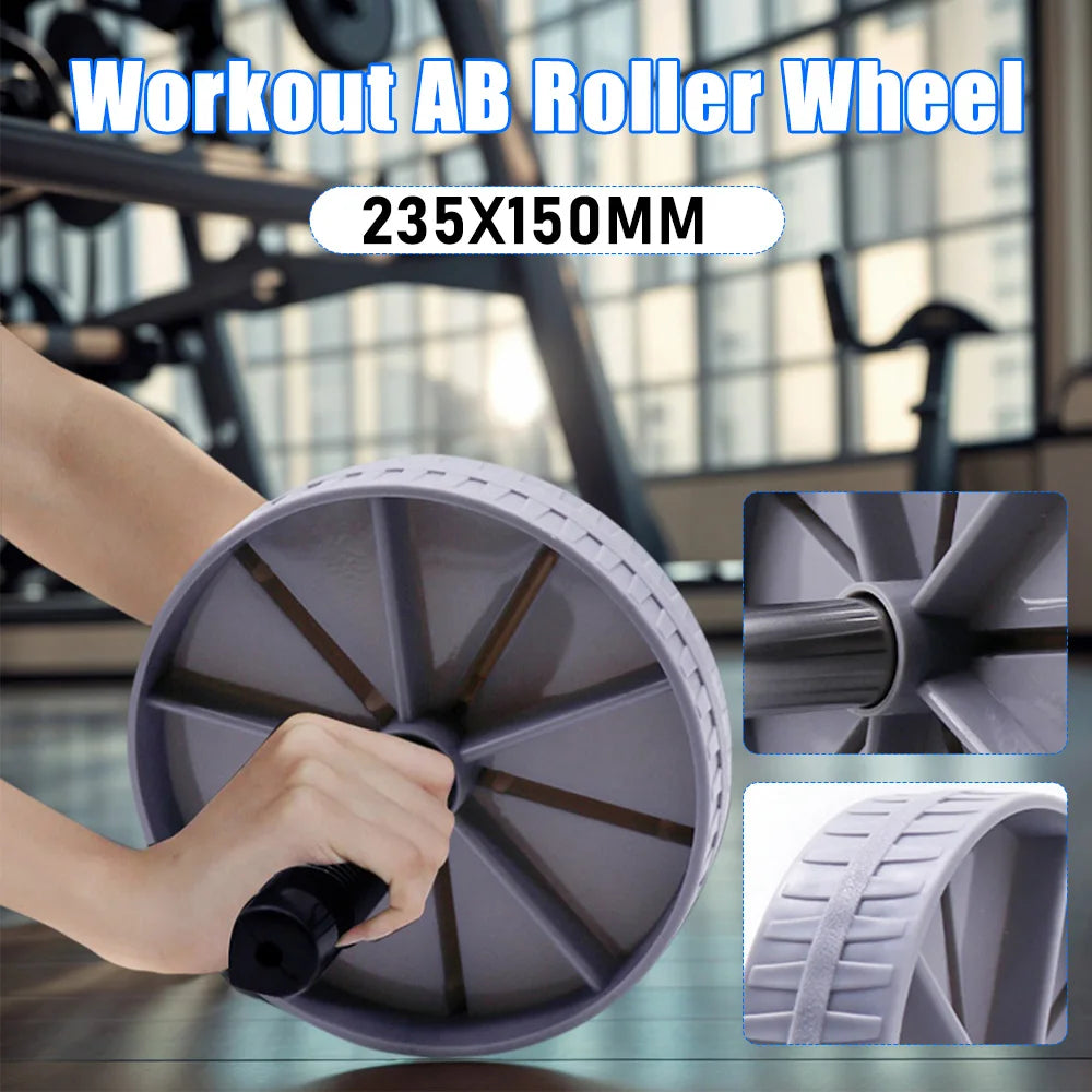 AB Roller No Noise Abdominal Trainer Non-slip Abdominal Roller Strengthen Muscle Exercise Equipment For Home Gyms